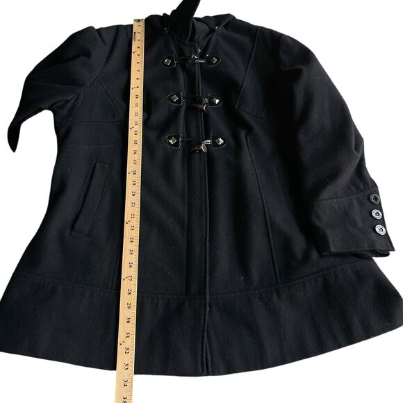 Guess Los Angeles Wool Pea Coat Womens 2X Lined Toggle Button Winter - Picture 13 of 14